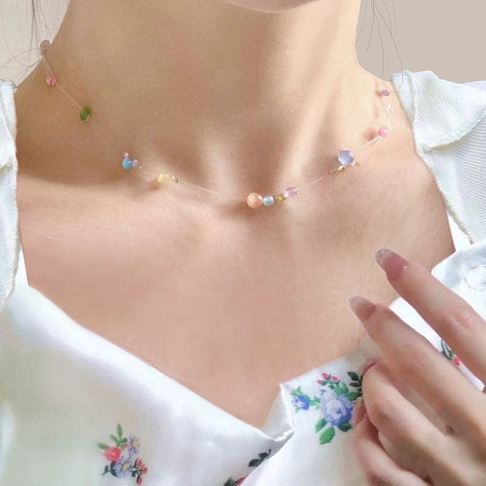 Korean Girls Lifestyle - Modny naszyjnik w koreańskim stylu ze