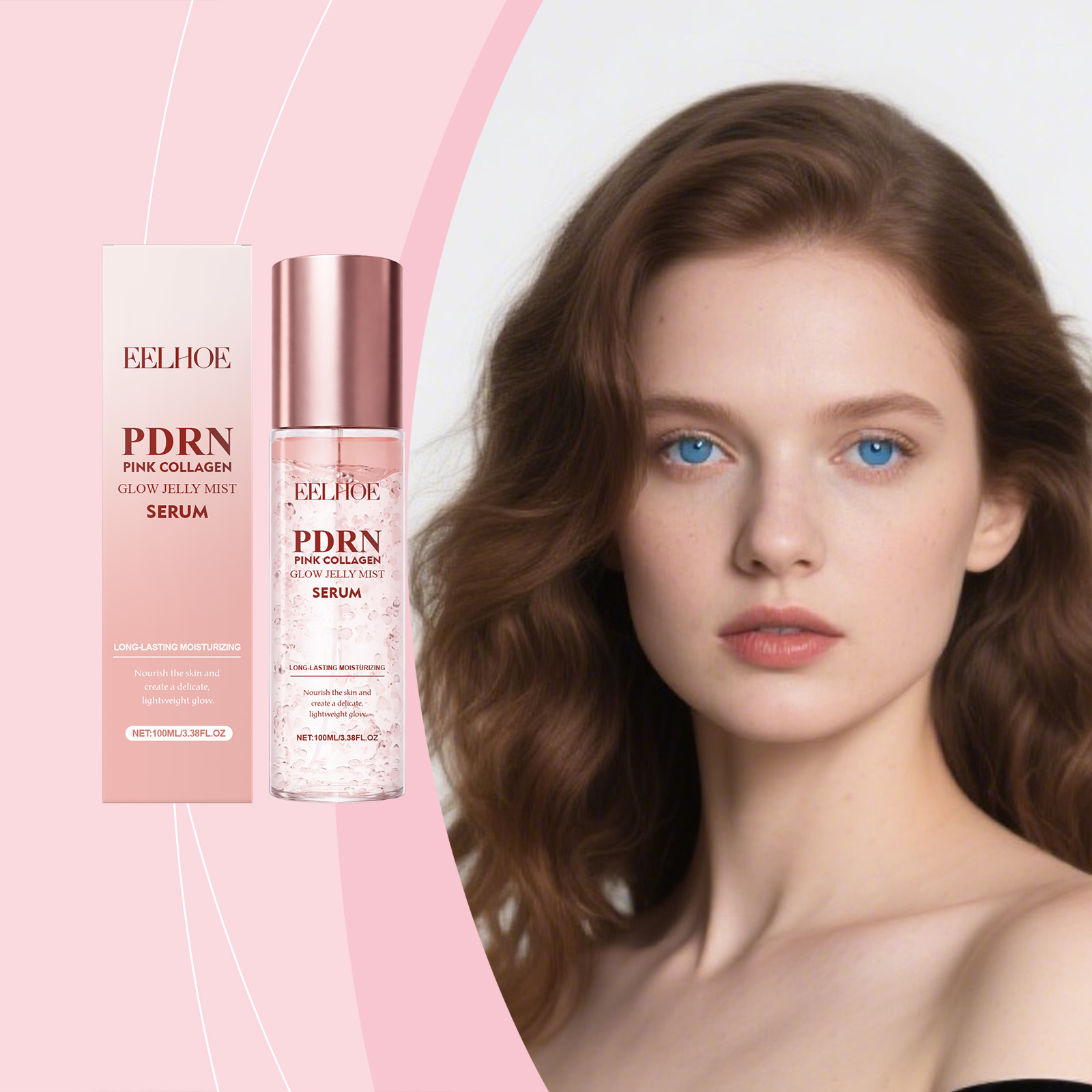 Essence Serum Toner - Kolagenowy spray esencja, wygładzająca mgiełka do