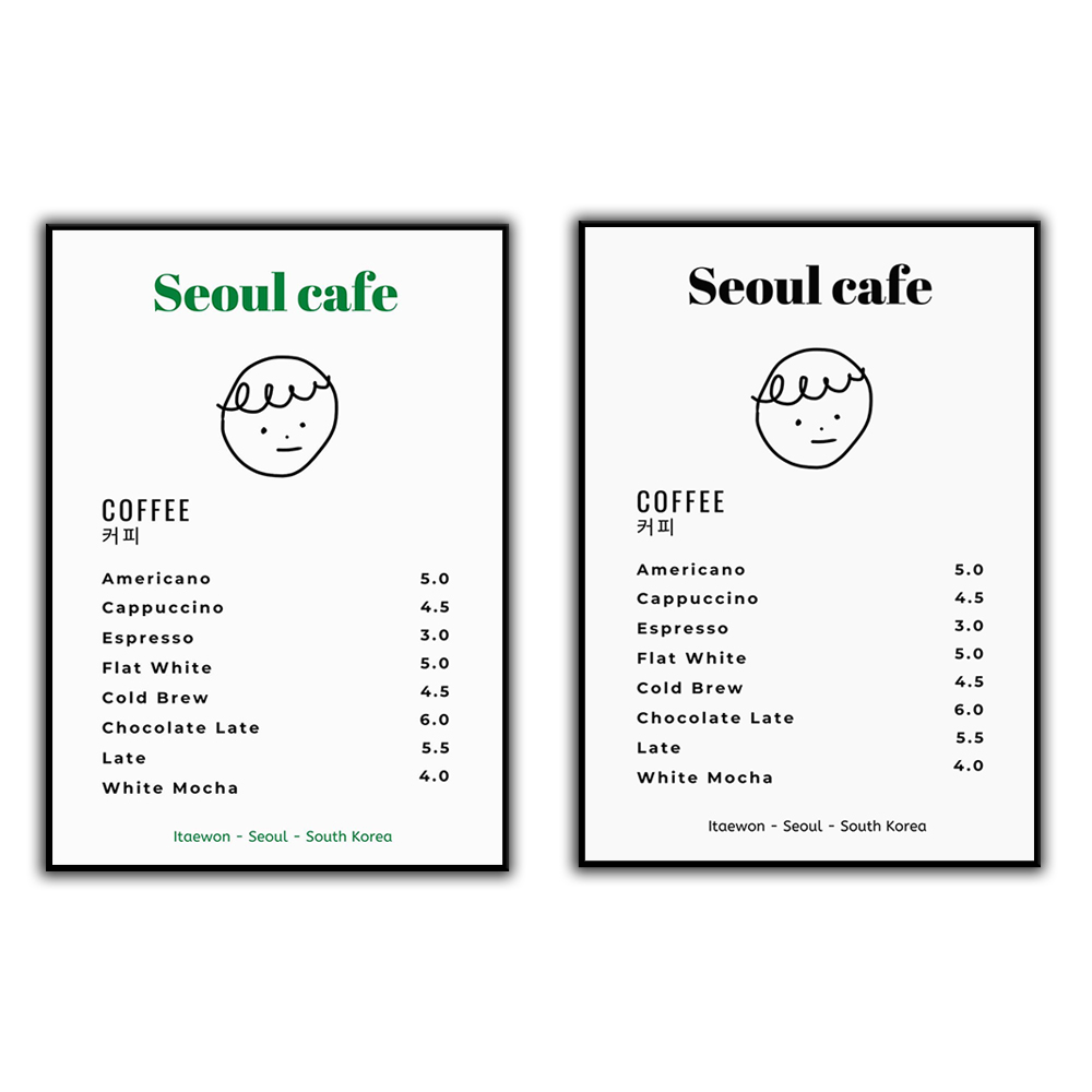 Korean Arts And Lifestyle - Seoul Cafe Print Wall Art Printable