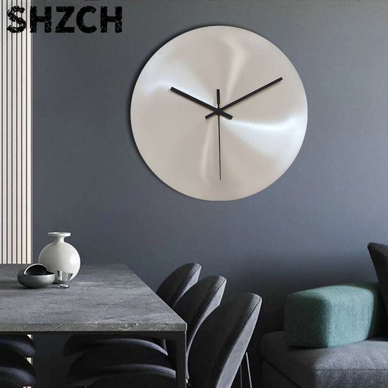 Korean Lifestyle Studio - Zegar ścienny 3D ze stali nierdzewnej,