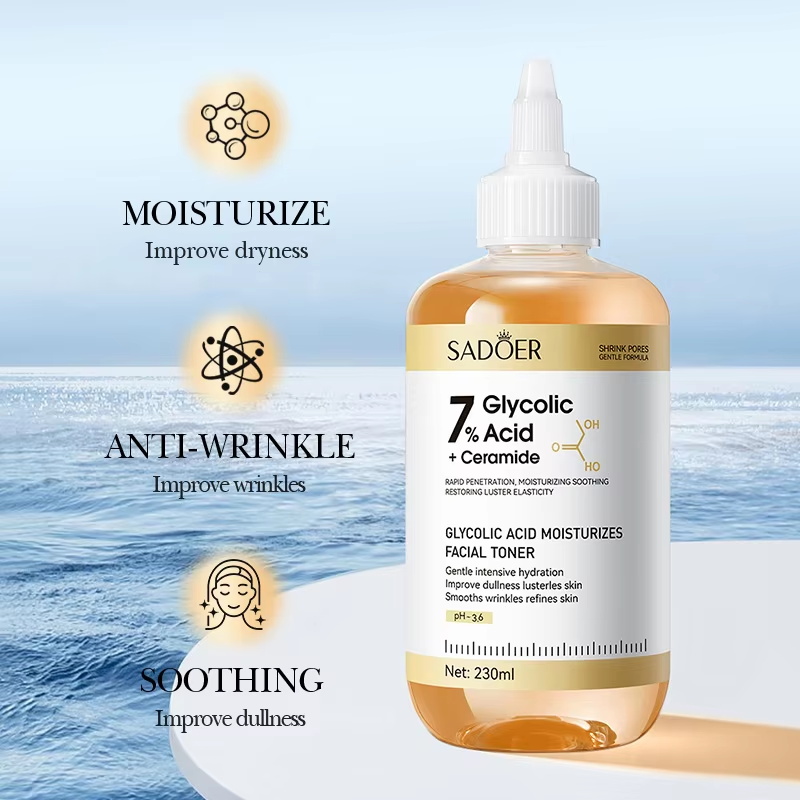 SADOER Tonik z kwasem glikolow – Essence Serum Toner recenzja i cena