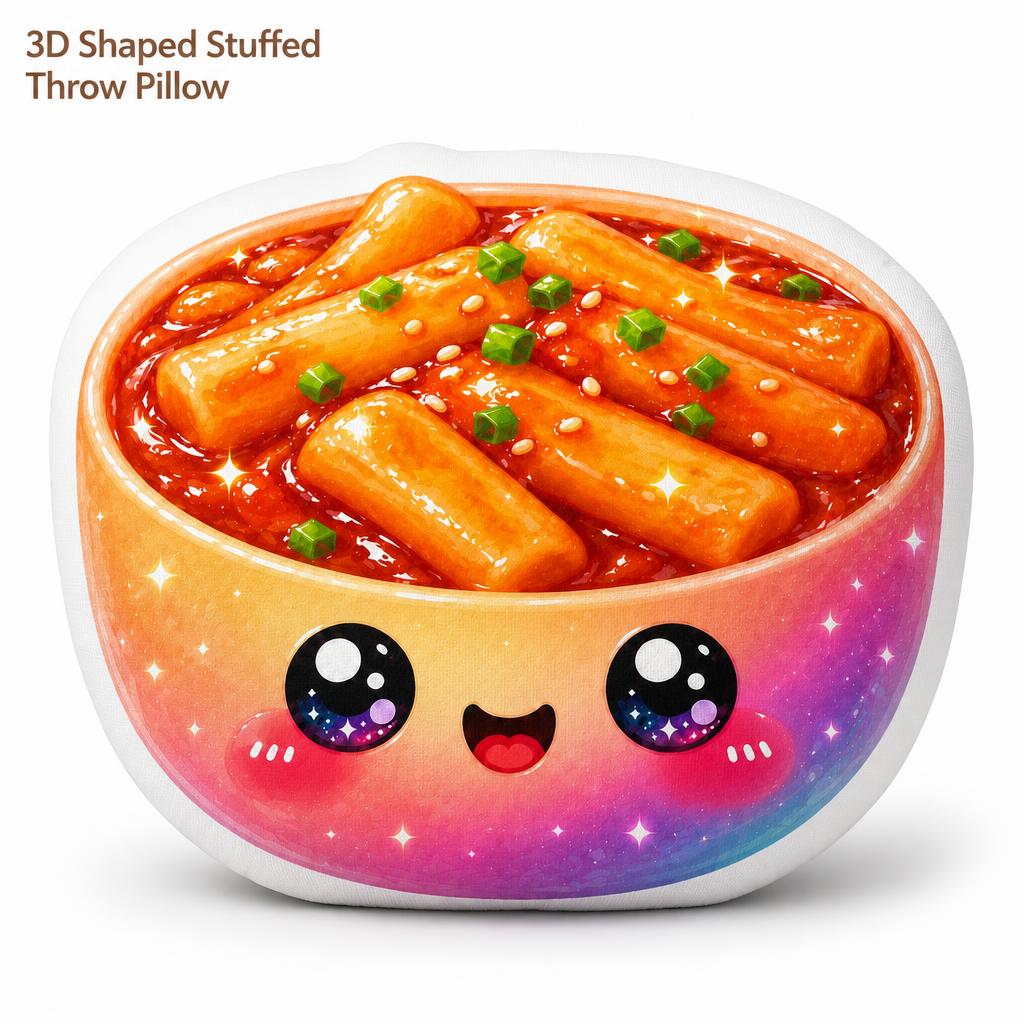 Poduszka Pluszowa Tteokbokki K – Tteokbokki Rice Cake recenzja i cena