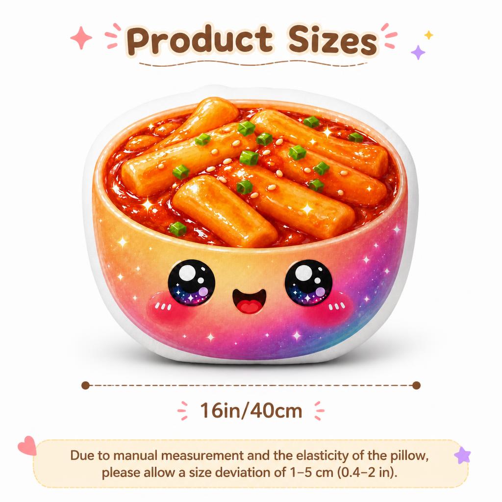Poduszka Pluszowa Tteokbokki K – Tteokbokki Rice Cake recenzja i cena