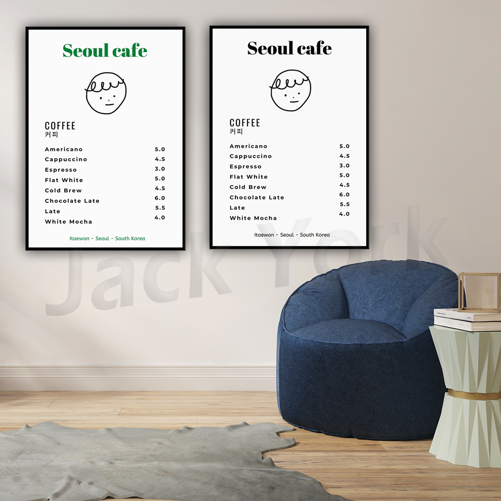 Seoul Cafe Print Wall Art Prin – Korean Arts And Lifestyle recenzja i cena