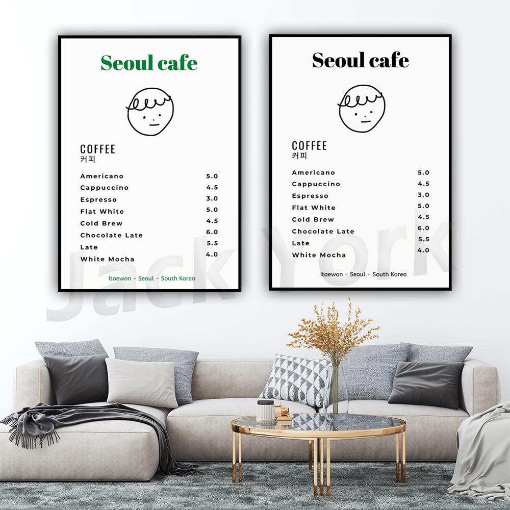 Seoul Cafe Print Wall Art Prin – Korean Arts And Lifestyle recenzja i cena